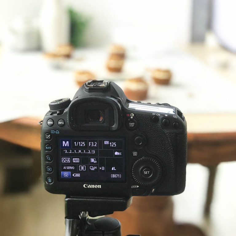 camera settings taking pictures of food
