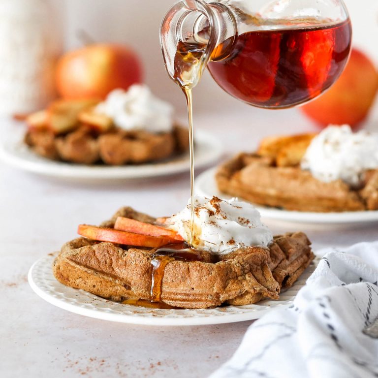 Cinnamon Apple Waffles