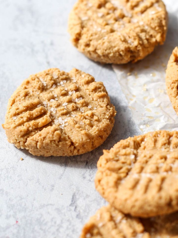 3Ingredient Almond Flour Peanut Butter Cookies Savor The Spoonful