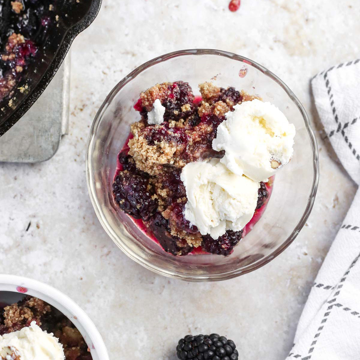 Easy Gluten-Free Blackberry Cobbler | Savor The Spoonful